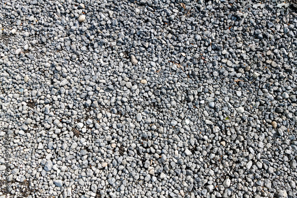 background of small pebbles