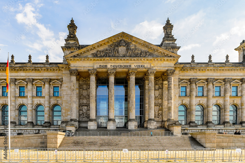 It's Reichstag building In Berlin, Germany.