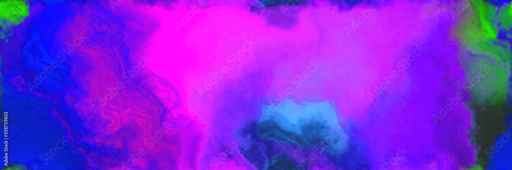 abstract watercolor background with watercolor paint with blue violet, medium blue and magenta colors. can be used as background texture or graphic element