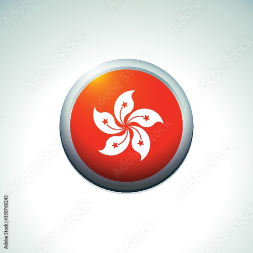 hong kong flag sticker