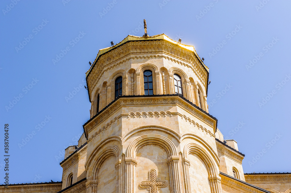 It's Holy Trinity Cathedral of Tbilisi, the main Cathedral of th