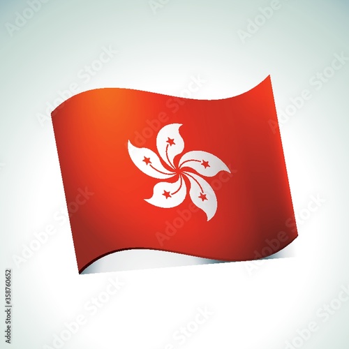 hong kong flag sticker