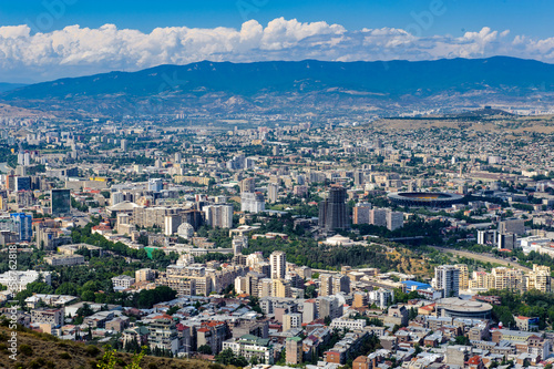 Wallpaper Mural It's Panoramic view of Tbilisi, Georgia. Tbilisi is the capital and the largest city of Geogia with 1,5 mln people population Torontodigital.ca