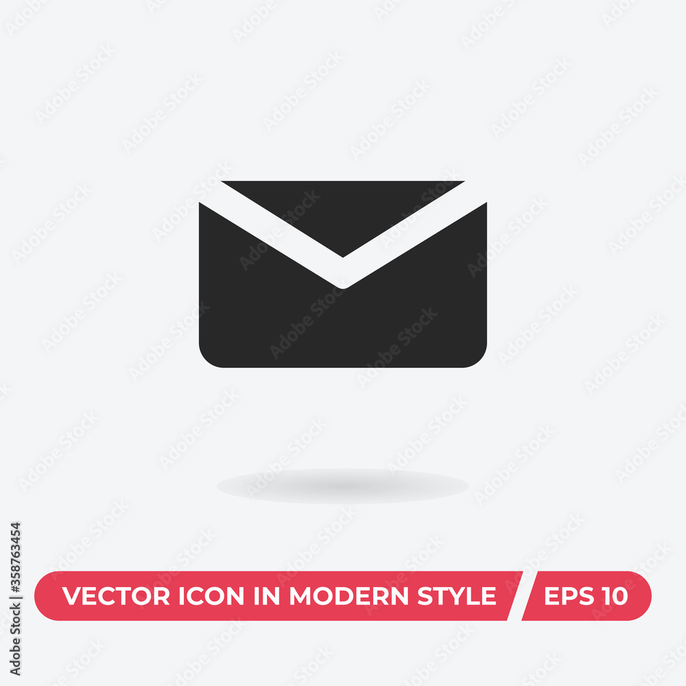 Email vector icon, simple sign for web site and mobile app. Email vector icon, simple sign for web site and mobile app.