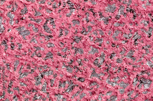 Red velor fabric as a texture.