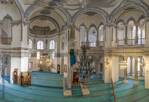 Istanbul, Turkey - a country with a strong muslim majority, Turkey has mosques at every corner. Here in particular one of the many wonderful mosques in Istanbul 