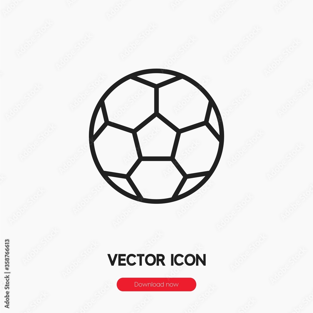 soccer ball icon vector. Linear style sign for mobile concept and web design. soccer ball symbol illustration. Pixel vector graphics - Vector. soccer ball icon vector. Linear style sign for mobile concept and web design. soccer ball symbol illustration. Pixel vector graphics - Vector.