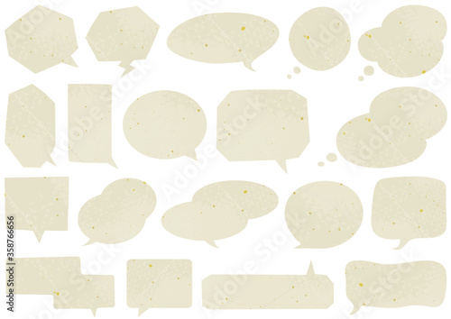 Simple Japanese paper balloon set