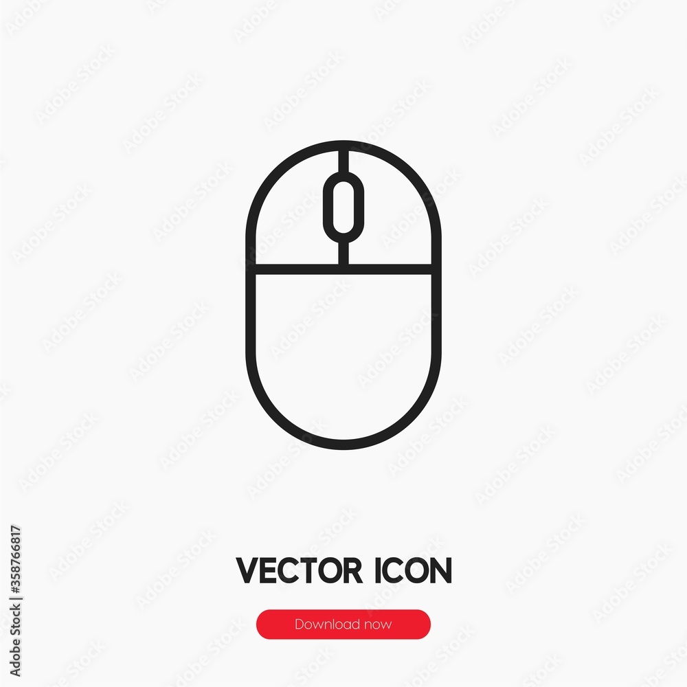 computer mouse icon vector symbol sign computer mouse icon vector symbol sign