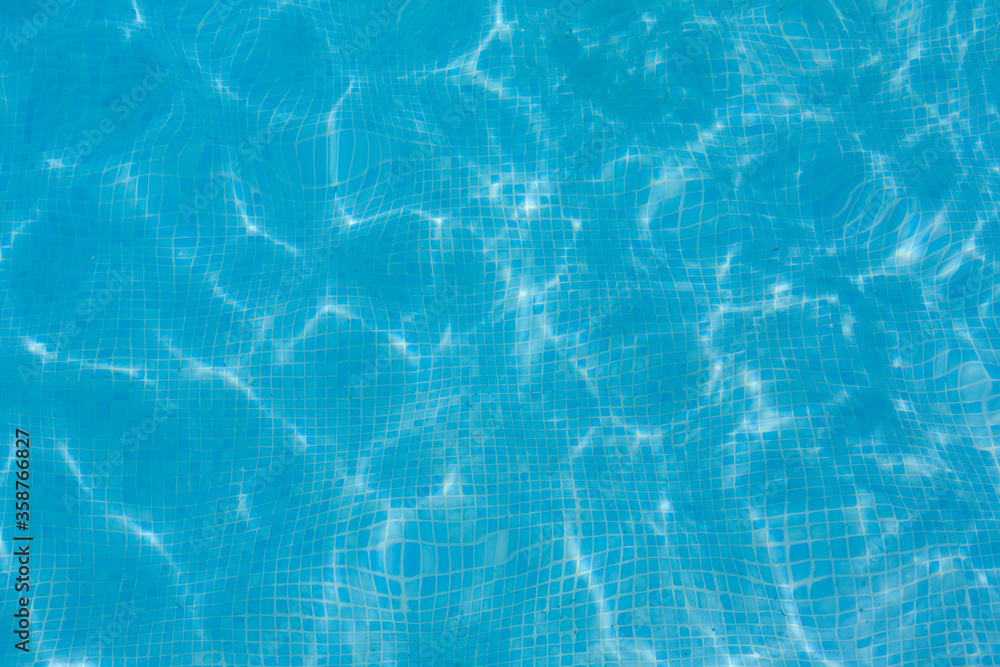 Fondo piscina con reflejos de agua. Fondo piscina con reflejos de agua.