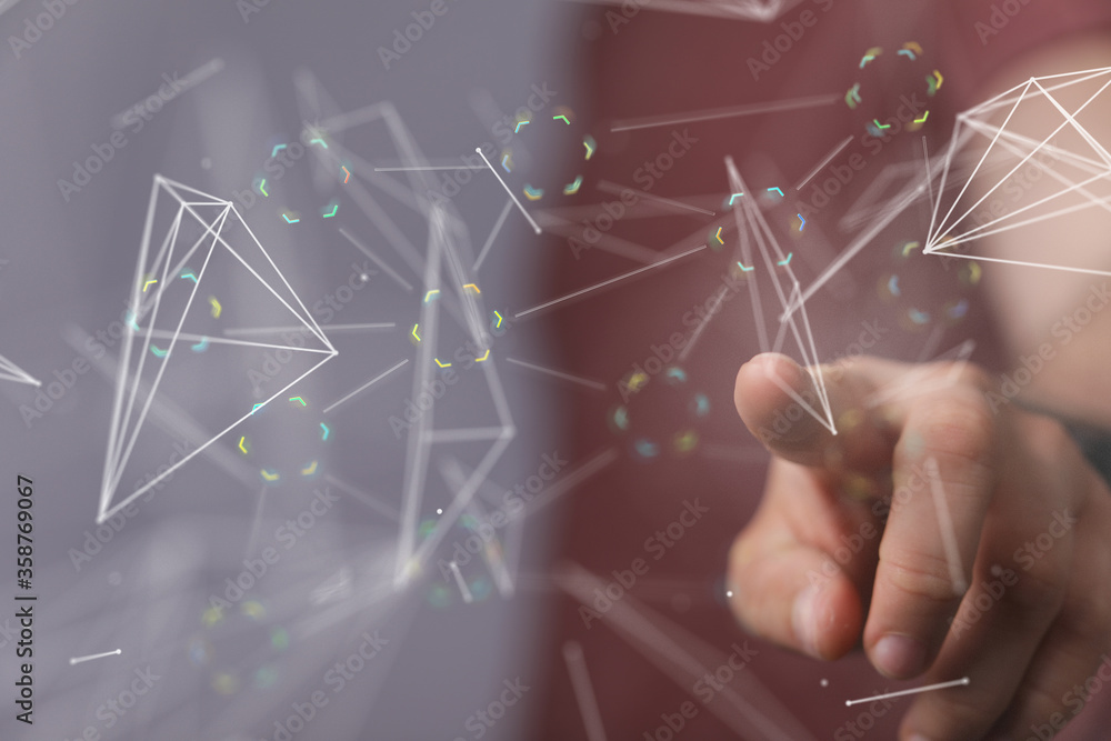 organization network team concept networking.