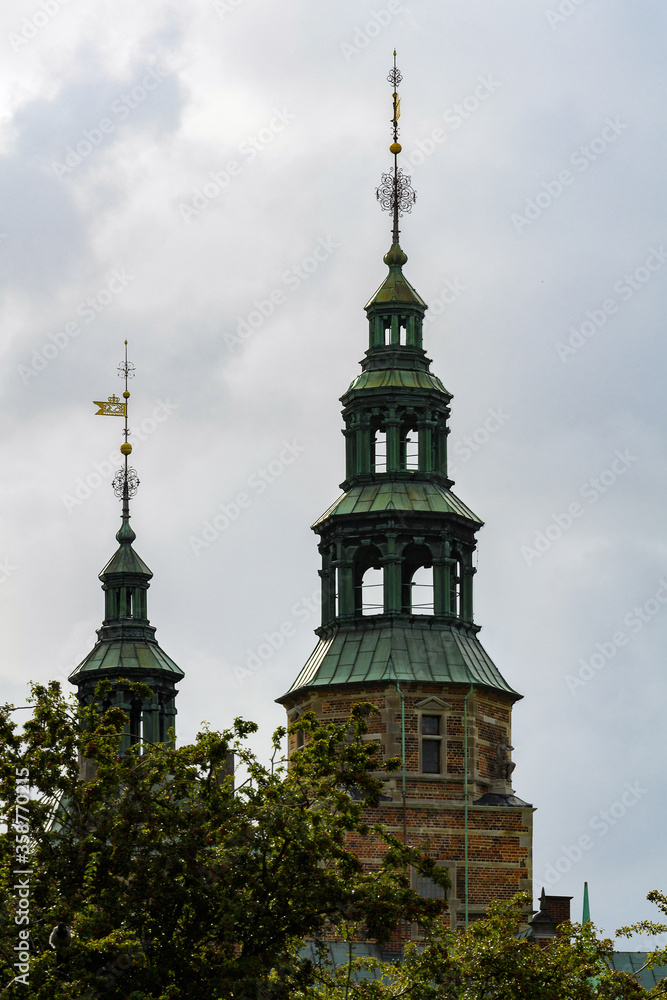 Architecture of  Copenhagen, the capital of Denmark