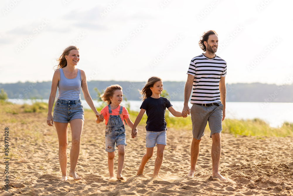 Young family enjoying time at the beach
Young family enjoying time at the beach