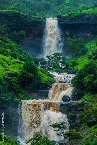 Various views of the Bhavli falls  Ighatputi