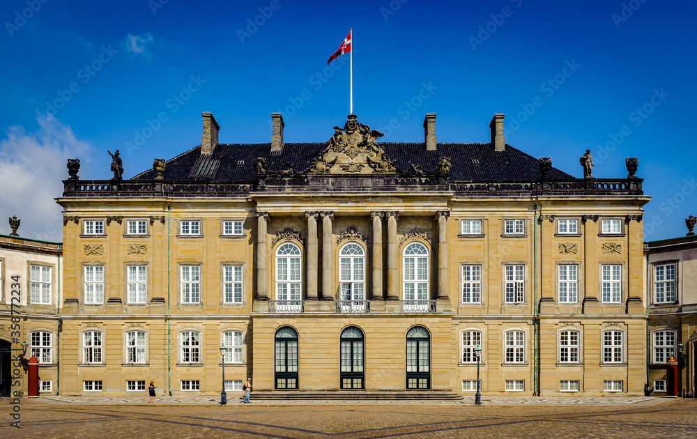 Architecture of Copenhagen, the capital of Denmark,