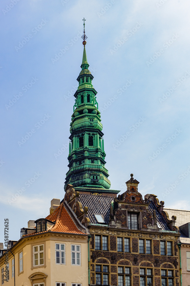 Architecture of Copenhagen, the capital of Denmark,