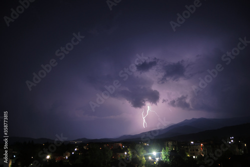 Thunderstorm in the town of Berkovitsa © bulclicstar