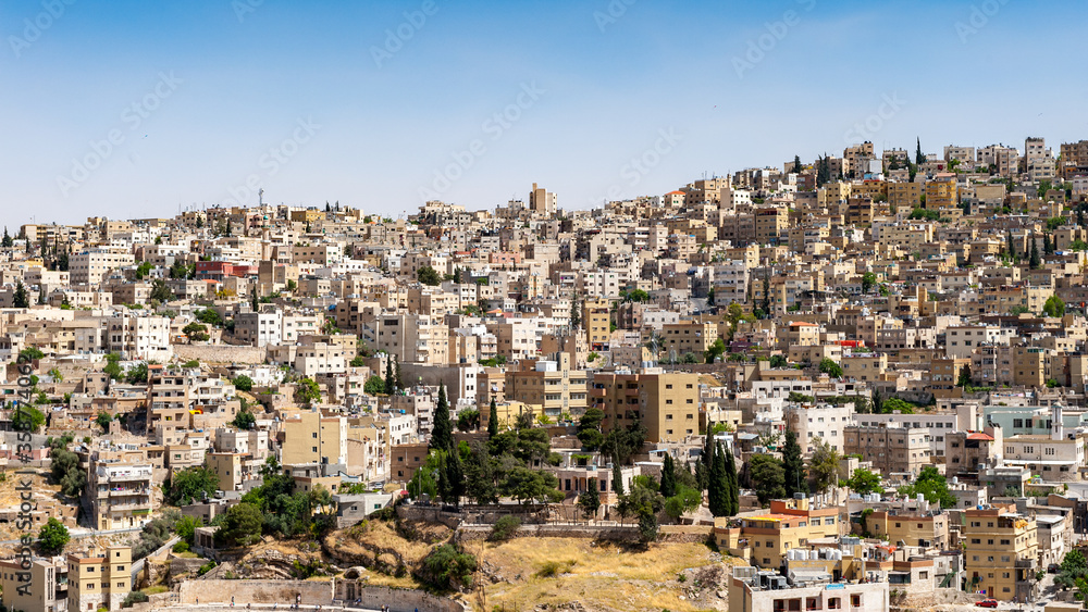 It's Cityscape of Amman, Jordan