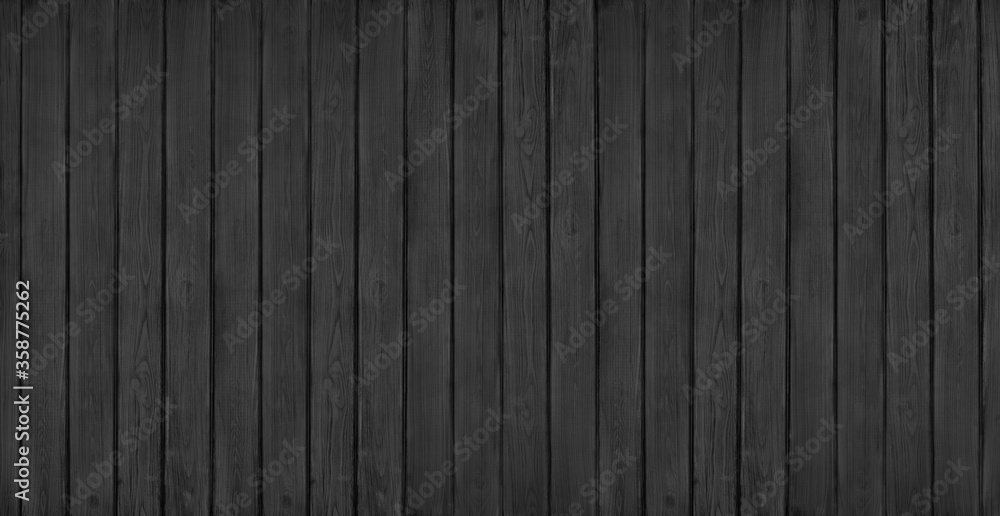 Black wooden board wide texture. Dark wood plank background Black wooden board wide texture. Dark wood plank background