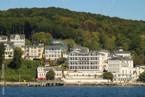 Sassnitz auf Rügen; Blick auf die Altstadt (Kurviertel) photo