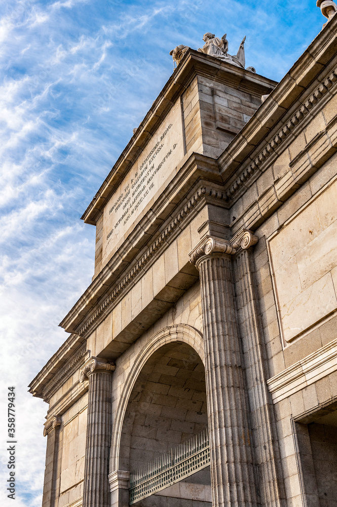 It's Gate of Toledo (Puerta de Toledo), Madrid, Spain. It is Spanish Property of Cultural Interest since 1996