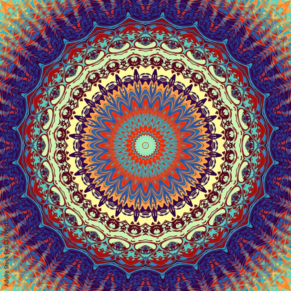 Abstract fractal pattern. Futuristic background. Abstract fractal pattern. Futuristic background.