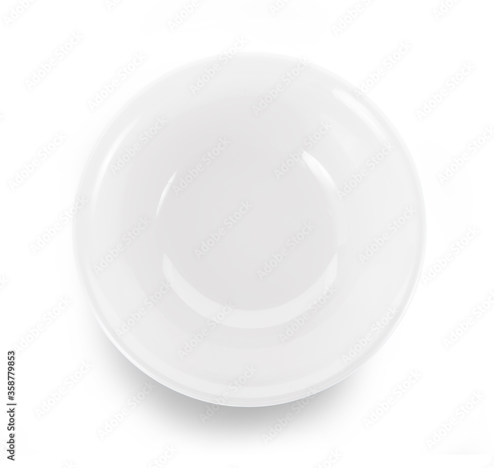 empty bowl on white background empty bowl on white background