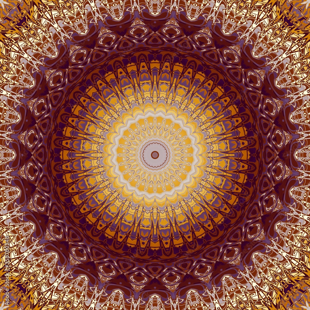 Obraz premium Abstract fractal pattern. Futuristic background.
