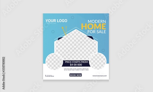 Real Estate Social Media post Design Template
