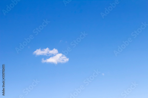 A cloud on the clear sky