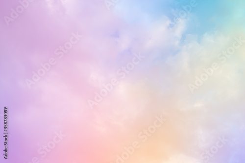 cloud background with a pastel colour