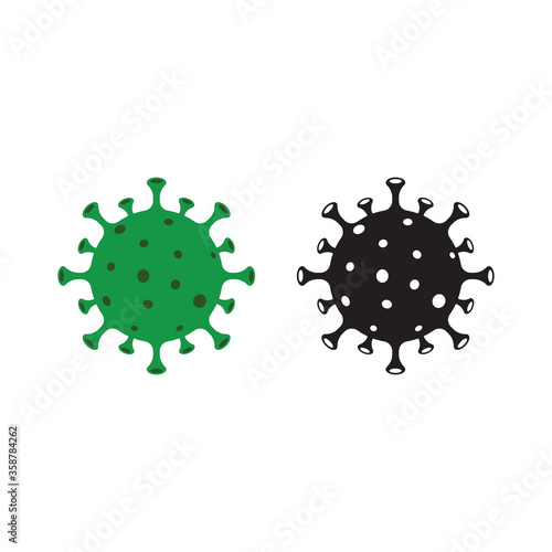 Corona virus icon. Coronavirus 2019-nCoV