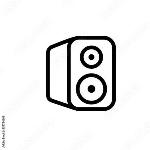 speaker icon logo illustration design