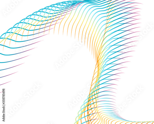 Abstract background blend wave line design for Wallpaper, Banner, Background, Card, Book Illustration, landing page