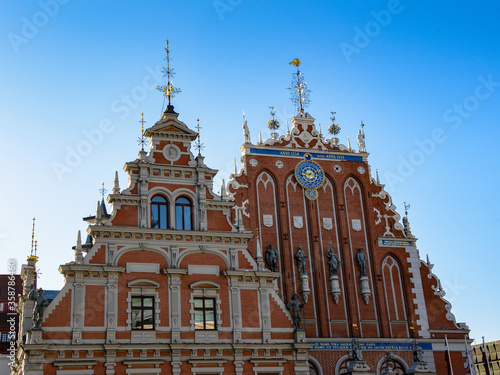 It's Architecture in the Old Town of Riga. Riga's historical centre is a UNESCO World Heritage Site © Anton Ivanov Photo