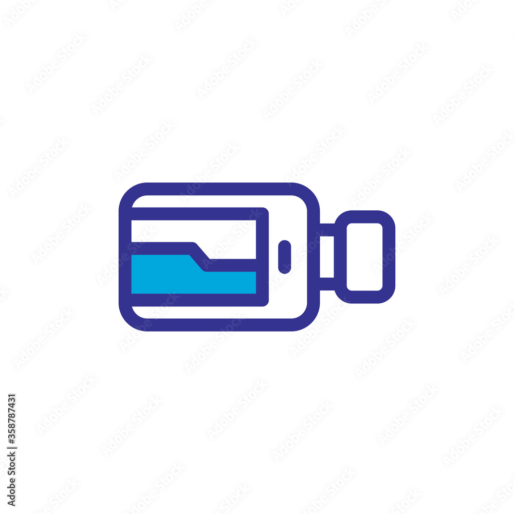 video camera icon logo illustration design video camera icon logo illustration design