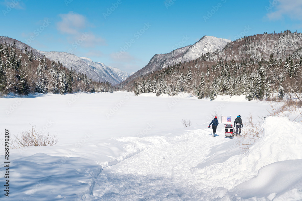 Winter in Parc National de la Jacques-Cartier
