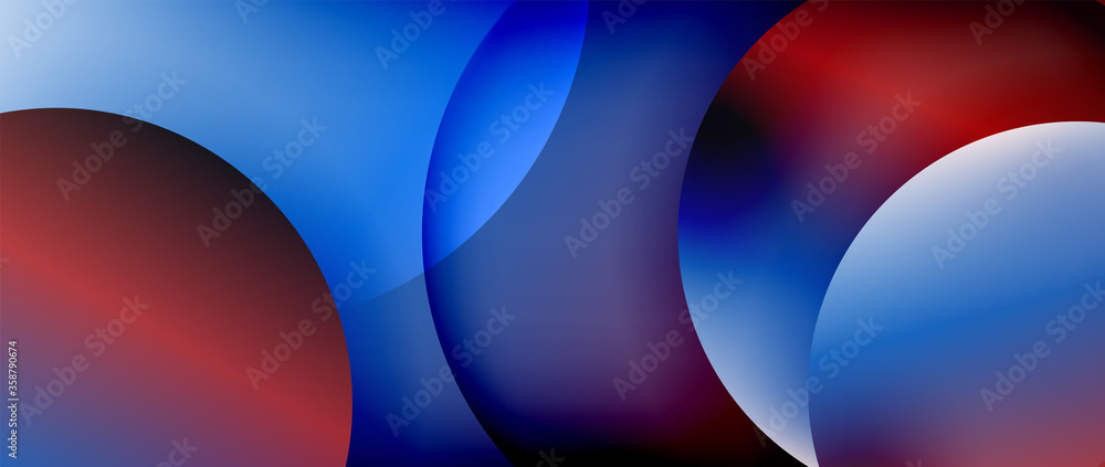 Circle modern geometric abstract background with liquid gradients Circle modern geometric abstract background with liquid gradients