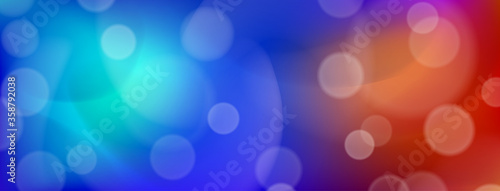 Abstract colorful background with bokeh effects