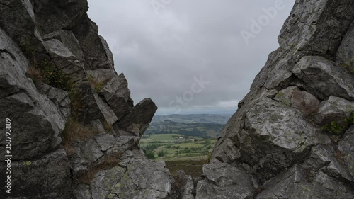 Stiperstones timelapse view of Shropshire UK photo