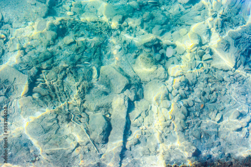 Beautiful blue water background Beautiful blue water background