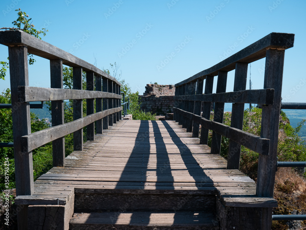 Obraz premium Pont en bois 