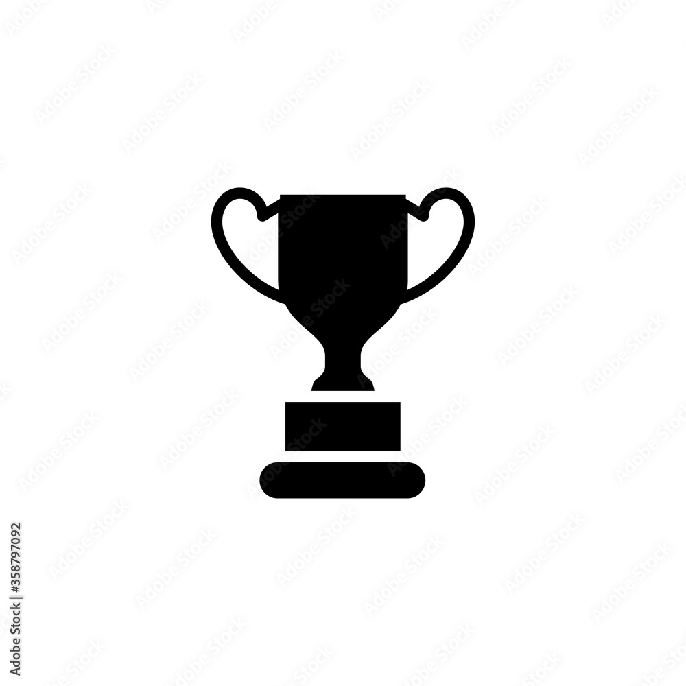 trophy icon logo illustration design trophy icon logo illustration design