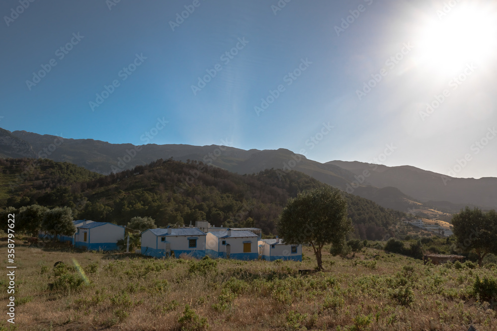 Tetouan in Northern Morocco with Rif Mountains in the background
Tetouan in Northern Morocco with Rif Mountains in the background