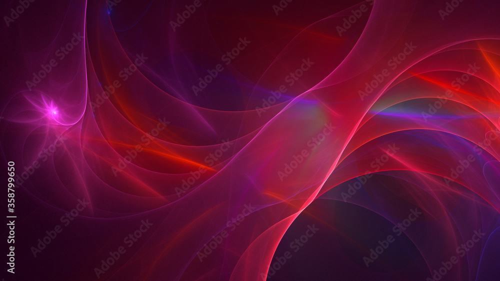 3D rendering abstract fractal light background 3D rendering abstract fractal light background