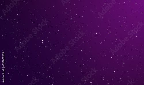 Spacescape illustration graphic design background