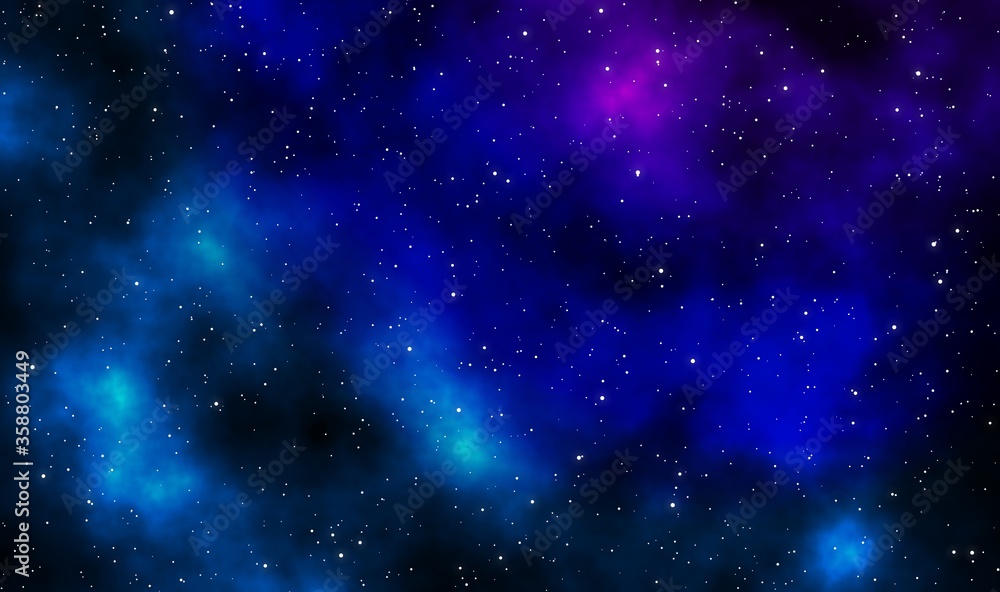 Spacescape illustration graphic design background Spacescape illustration graphic design background