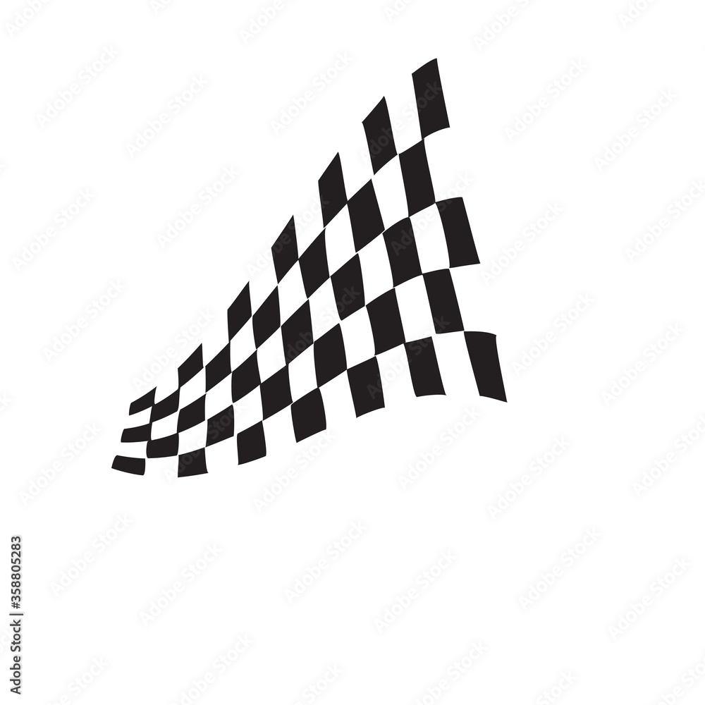 Race flag icon design Race flag icon design