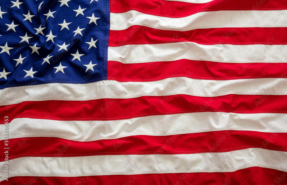 Obraz premium USA flag, US of America sign symbol background texture.