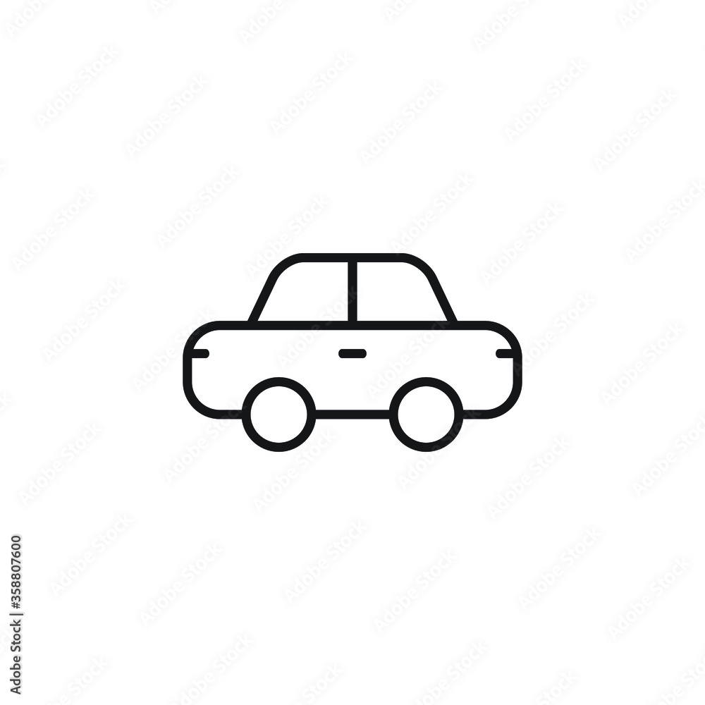 car icon vector sign logo